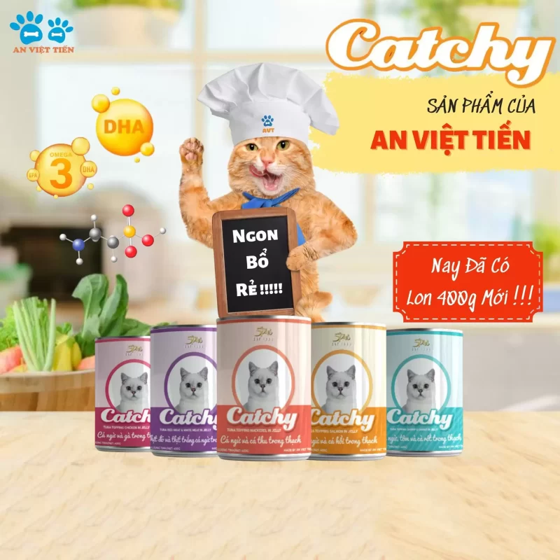 Pate Catchy cho mèo trưởng thành