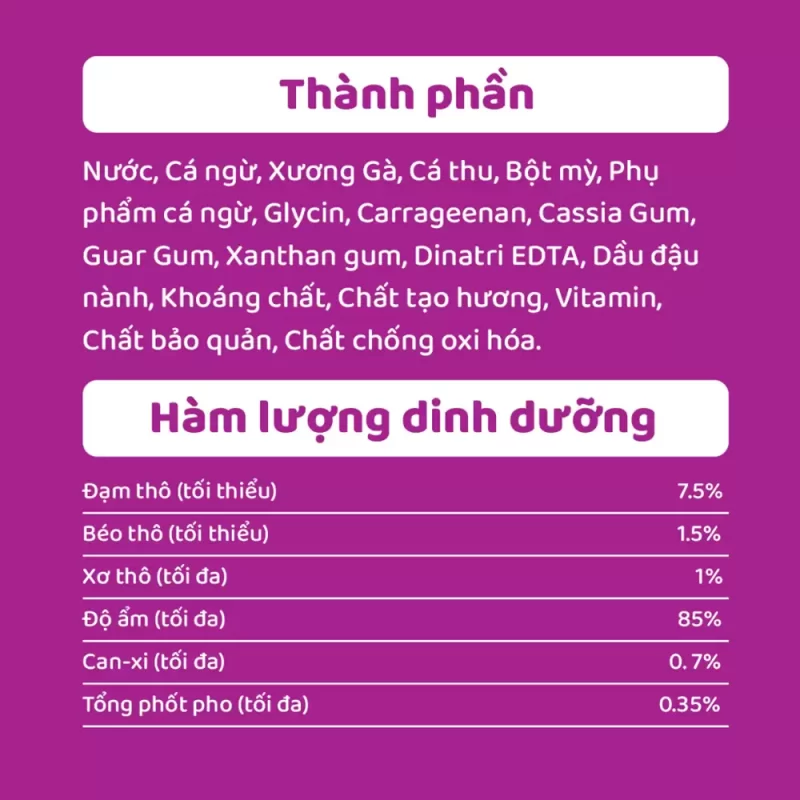 Pate Whiskas cho mèo trưởng thành gói 80g